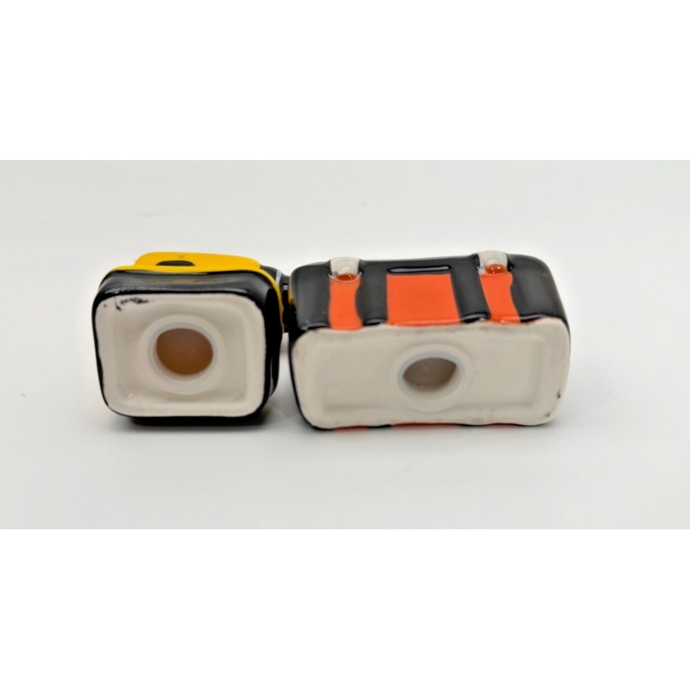 Cracker Barrel Drill & Toolbox Ceramic Salt & Pepper Shakers Set - Picture 4 of 5